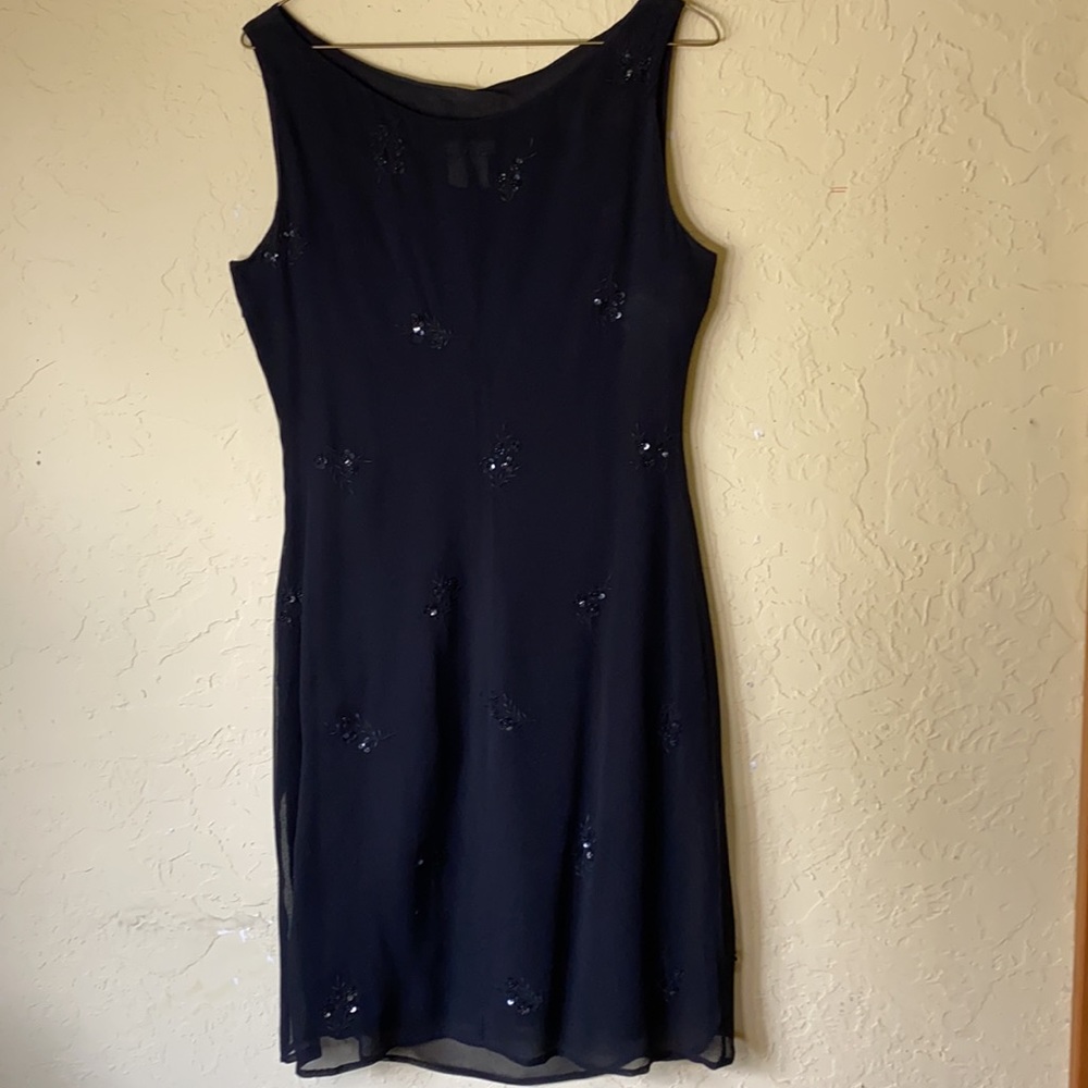 Esprit De Corp black short sleeve dress size 7/8 - Picture 3 of 9